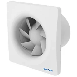 Vent-Axia 496129 SZ1 100mm Axial Bathroom Extractor Fan with Timer White 240V