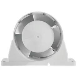 Xpelair AL100T 100mm Axial Inline Bathroom Shower Extractor Fan Kit with Timer White / Chrome 220-240V -Wall Vent Pro Sales 120FH A2