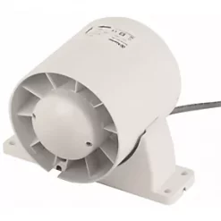 Xpelair AL100T 100mm Axial Inline Bathroom Shower Extractor Fan Kit with Timer White / Chrome 220-240V -Wall Vent Pro Sales 120FH A3