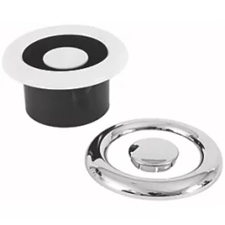 Xpelair AL100T 100mm Axial Inline Bathroom Shower Extractor Fan Kit with Timer White / Chrome 220-240V -Wall Vent Pro Sales 120FH A4