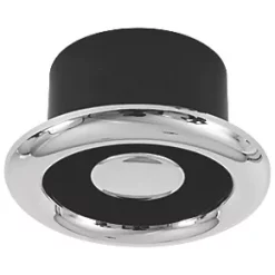 Xpelair AL100T 100mm Axial Inline Bathroom Shower Extractor Fan Kit with Timer White / Chrome 220-240V -Wall Vent Pro Sales 120FH A5