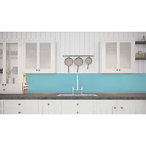 Splashwall Bathroom Splashback Gloss Ocean 900 x 2420 x 4mm 2 Splashwall Bathroom Splashback Gloss Ocean 900 x 2420 x 4mm - Image 2