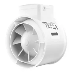 Xpelair XIMX100+T 100mm Axial Inline Extractor Fan with Timer 220-240V -Wall Vent Pro Sales 1628P A4