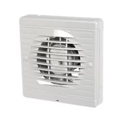 Manrose XF100P 100mm Axial Bathroom Extractor Fan White 240V