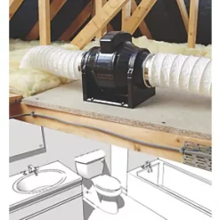 Manrose MF100 100mm Axial Inline Extractor Fan 240V -Wall Vent Pro Sales 26867 A2