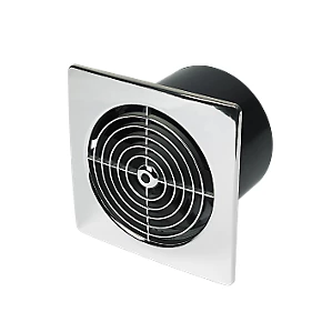 Manrose LP150STC 150mm Axial Kitchen Extractor Fan with Timer Chrome 240V 1 Manrose LP150STC 150mm Axial Kitchen Extractor Fan with Timer Chrome 240V