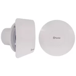 Xpelair C4PSR 100mm Axial Bathroom Extractor Fan White 220-240V -Wall Vent Pro Sales 305GX A2