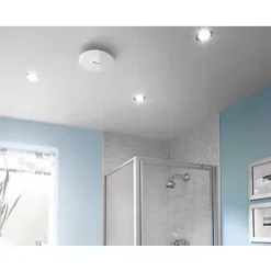 Xpelair C4SR 100mm Axial Bathroom Extractor Fan White 220-240V -Wall Vent Pro Sales 384GX A5