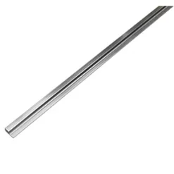 Splashwall End Cap Polished Silver 2450 x 4mm