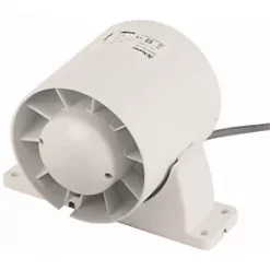 Xpelair AL100 100mm Axial Inline Bathroom Shower Extractor Fan Kit White / Chrome 220-240V -Wall Vent Pro Sales 416FH A3