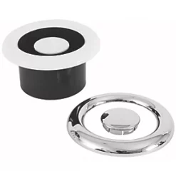 Xpelair AL100 100mm Axial Inline Bathroom Shower Extractor Fan Kit White / Chrome 220-240V -Wall Vent Pro Sales 416FH A4