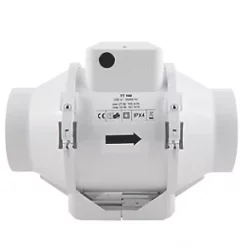 Xpelair XIMX150T 150mm Axial Inline Extractor Fan with Timer 220-240V 10 Xpelair XIMX150T 150mm Axial Inline Extractor Fan with Timer 220-240V -Wall Vent Pro Sales 5338P A4