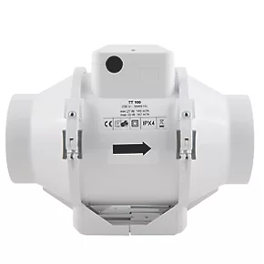 Xpelair XIMX150T 150mm Axial Inline Extractor Fan with Timer 220-240V 5 Xpelair XIMX150T 150mm Axial Inline Extractor Fan with Timer 220-240V - Image 5