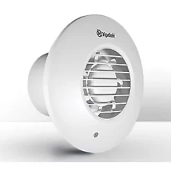 Xpelair SSSFC100 Simply Silent 100mm Axial Bathroom Shower Extractor Fan Kit with Timer White 220-240V -Wall Vent Pro Sales 781JK A2