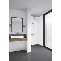Splashwall Composite Splashback Gloss Pure White 1220 x 2440 x 3mm -Wall Vent Pro Sales 787RJ A2