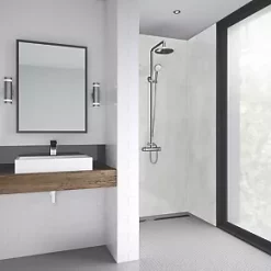 Splashwall Laminate Panel Gloss Blue Spa 600 x 2440 x 11mm