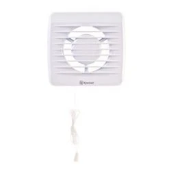 Xpelair VX100P 100mm Axial Bathroom Extractor Fan White 220-240V -Wall Vent Pro Sales 8043D A3