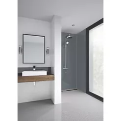 Splashwall Bathroom Splashback Gloss Flint 600 x 2420 x 4mm