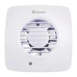 Xpelair DX100S 100mm Axial Bathroom Extractor Fan White 220-240V