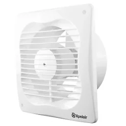 Xpelair VX100T Slim 100mm Axial Bathroom Extractor Fan with Timer White 220-240V